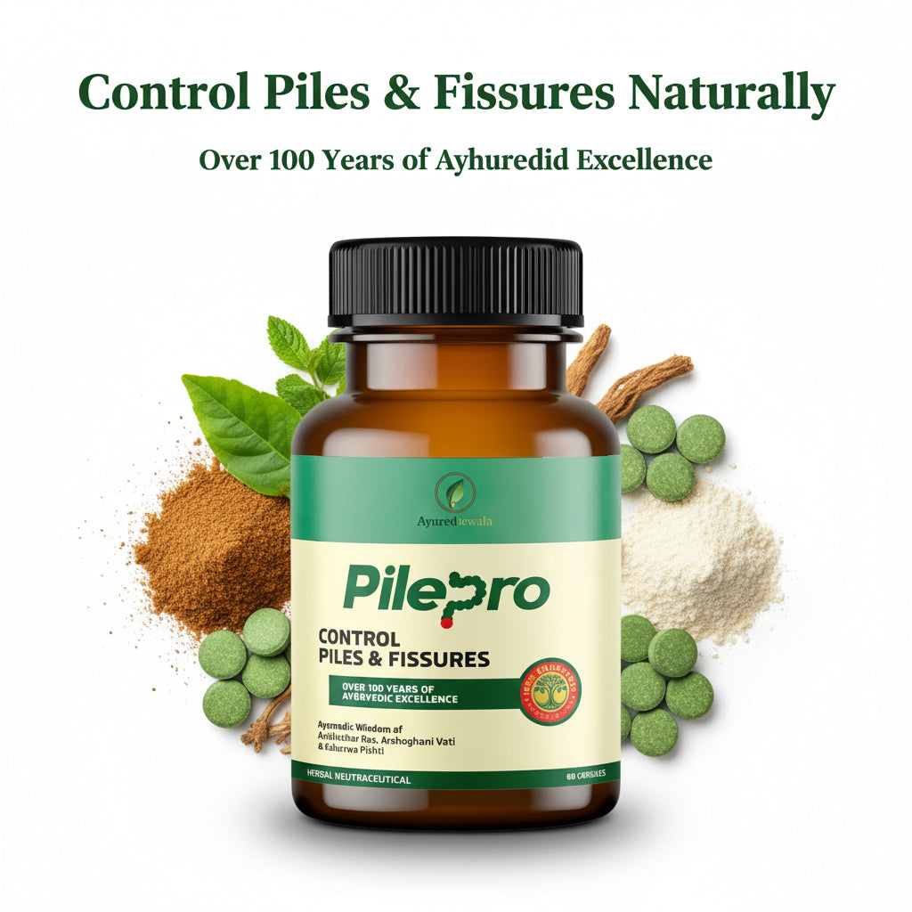 Ayurveda Pilepro Capsules – Natural Relief for Piles & Fissures (60 Capsules)