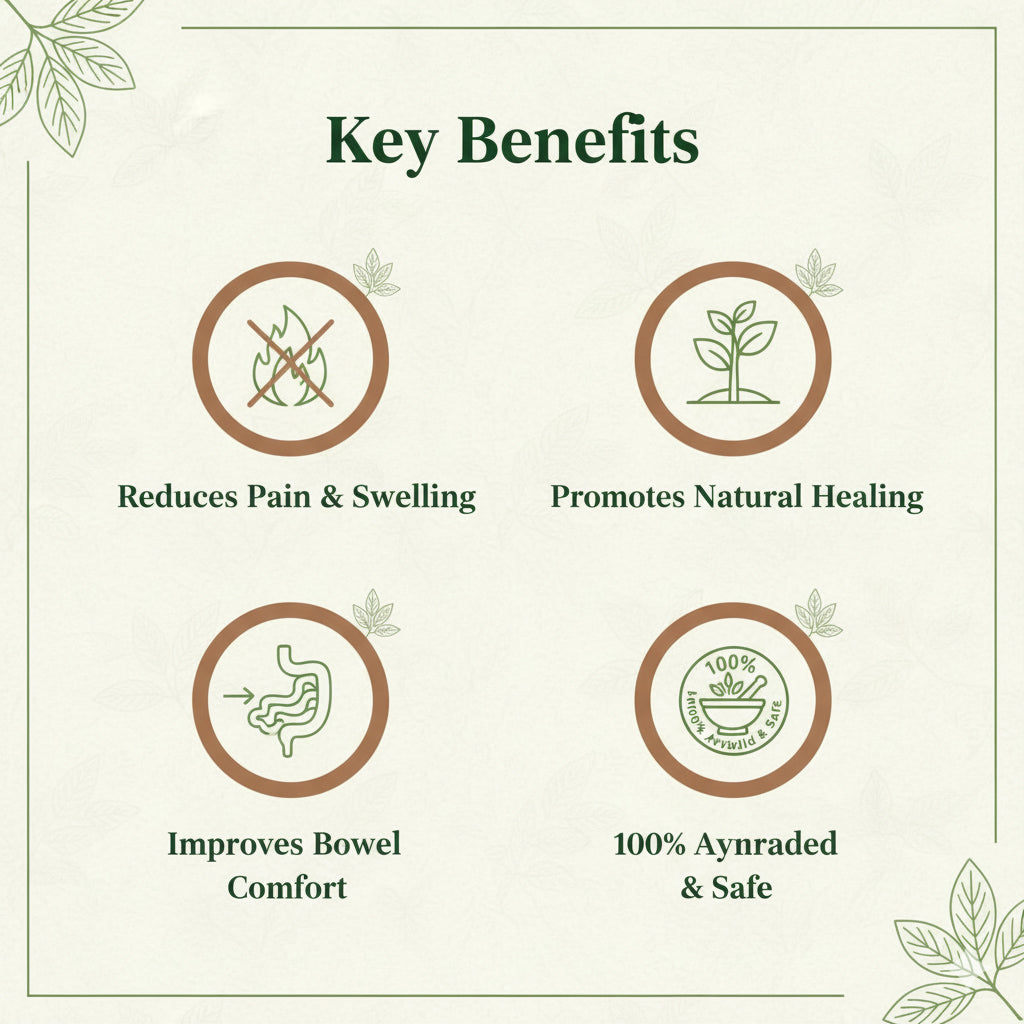 Ayurveda Pilepro Capsules – Natural Relief for Piles & Fissures (60 Capsules)