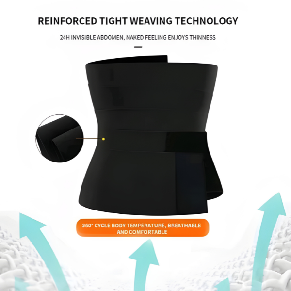 AyurvedicWala Abdominal Muscle & Pelvic Support Belt – 360° Compression Waist Trainer for Women