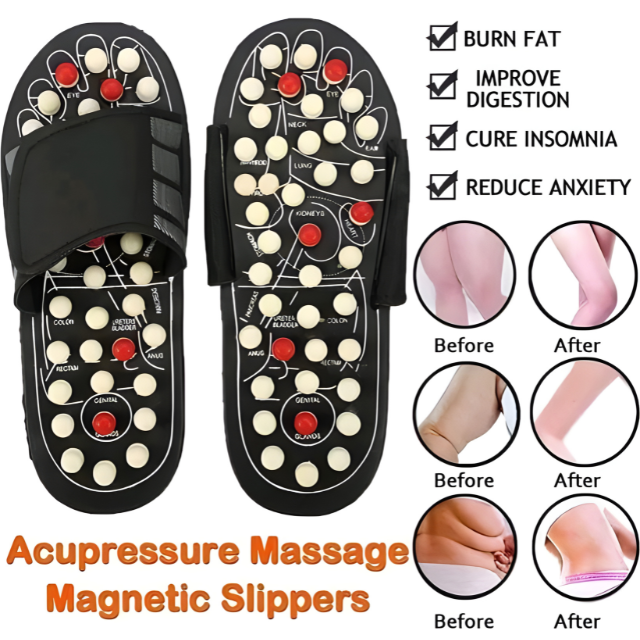 AyurvedicWala™ Acupressure Magnetic Massage Slippers