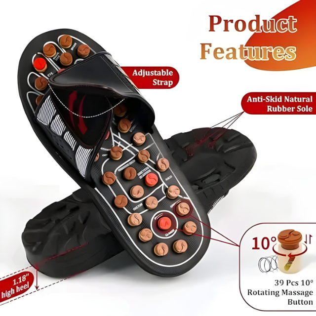 AyurvedicWala™ Acupressure Magnetic Massage Slippers