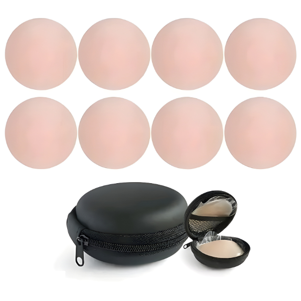AyurvedicWala Reusable Silicone Nipple Cover with Storage Case – Ultra Thin & Invisible Design